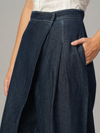 Women's Denim 100% Cotton Regular Fit Culotte
