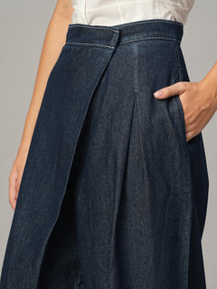 Women's Denim 100% Cotton Regular Fit Culotte