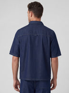 Men's Denim Blue 100% Cotton Regular Fit Shirt