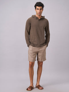 Men’s Organic Cotton Regular Fit T-Shirt Brown