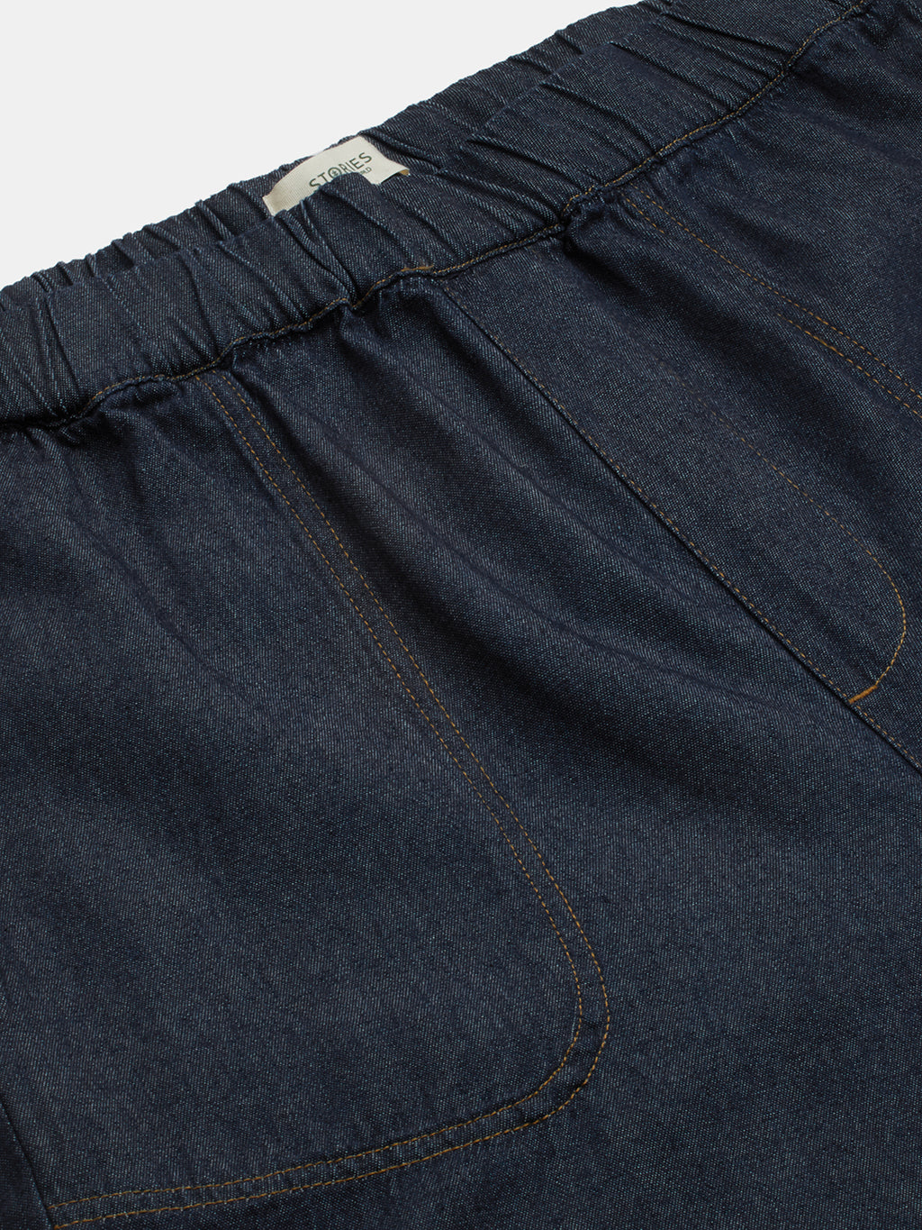 Men's Denim Blue 100% Cotton Loose Fit Pant