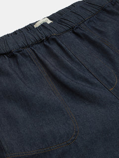 Men's 100% Cotton Loose Fit Denim Pant Blue