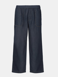 Men's 100% Cotton Loose Fit Denim Pant Blue