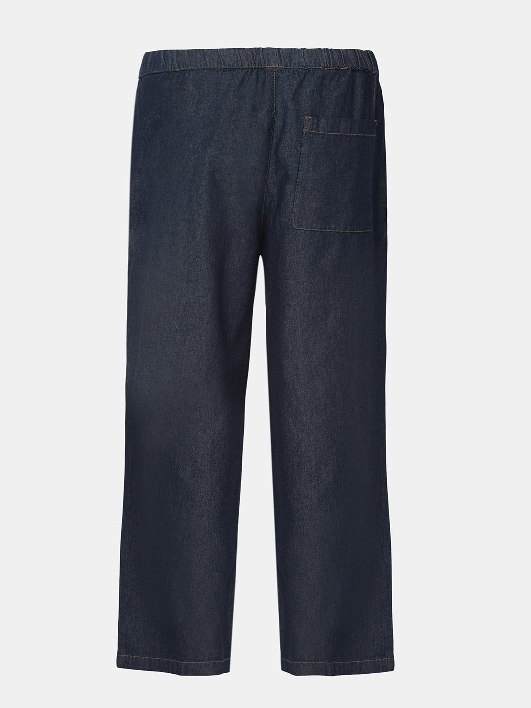 Men's Denim Blue 100% Cotton Loose Fit Pant