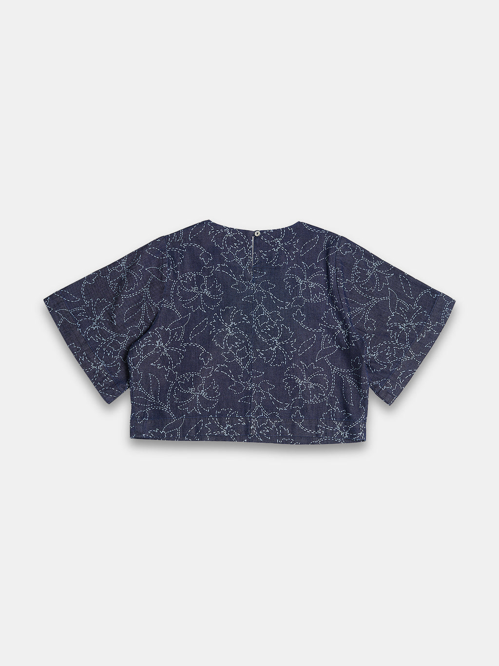 Women's 100% Cotton Regular Fit Blouse Denim