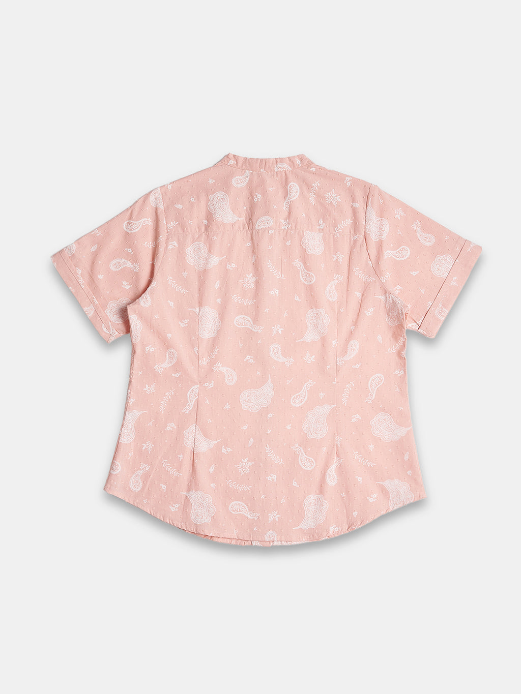 Women's 100% Cotton Regular Fit Blouse Peach