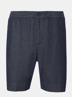 Men's Denim Blue 100% Cotton Regular Fit Shorts