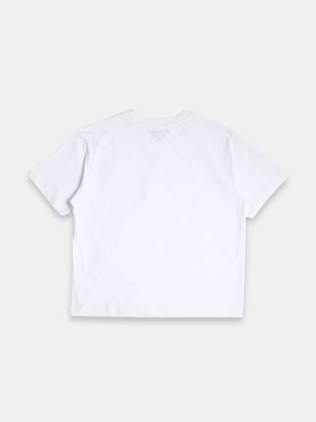 Women's 100% Cotton Regular Fit Tshirt White