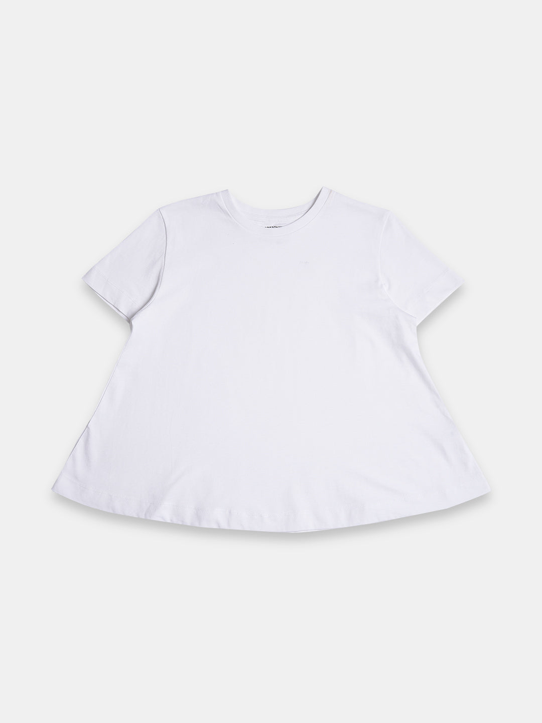 Women's 100% Cotton Regular Fit Tshirt White