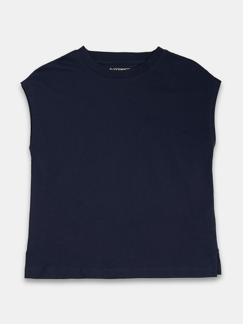Women's 100% Cotton Regular Fit Tshirt Navy