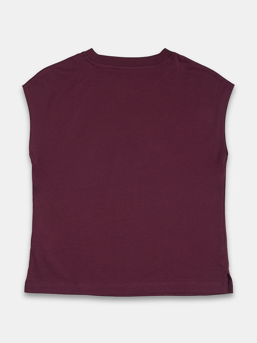 Women's 100% Cotton Regular Fit Tshirt Wine