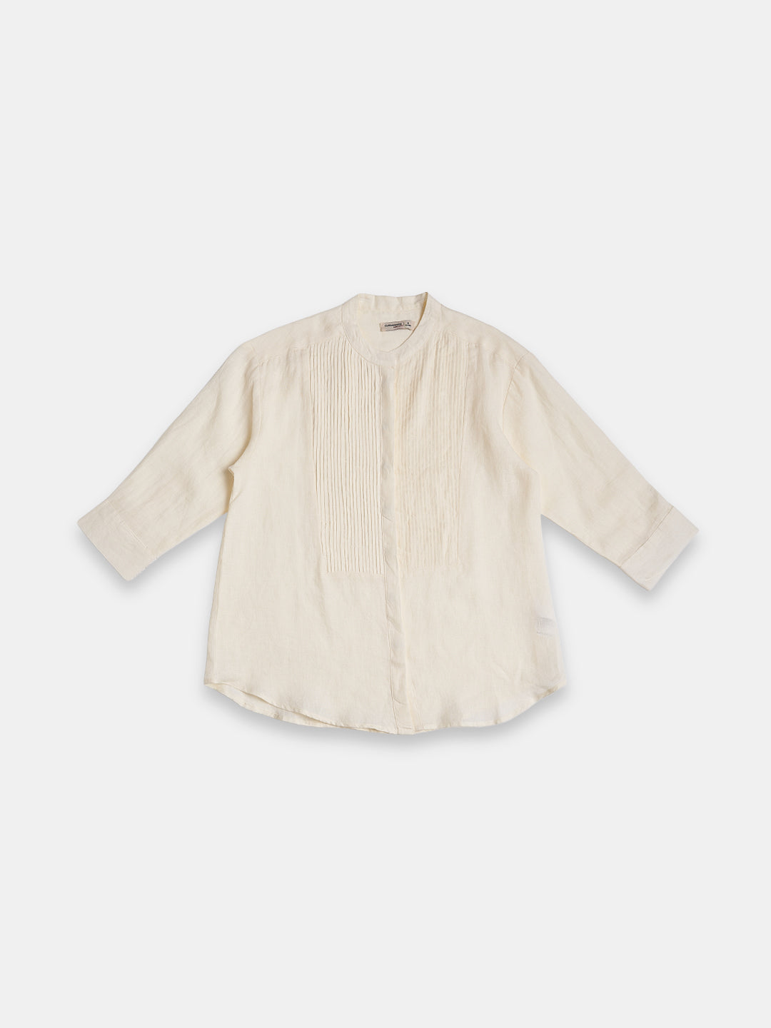 Women's 100% Linen Regular Fit Blouse Offwhite