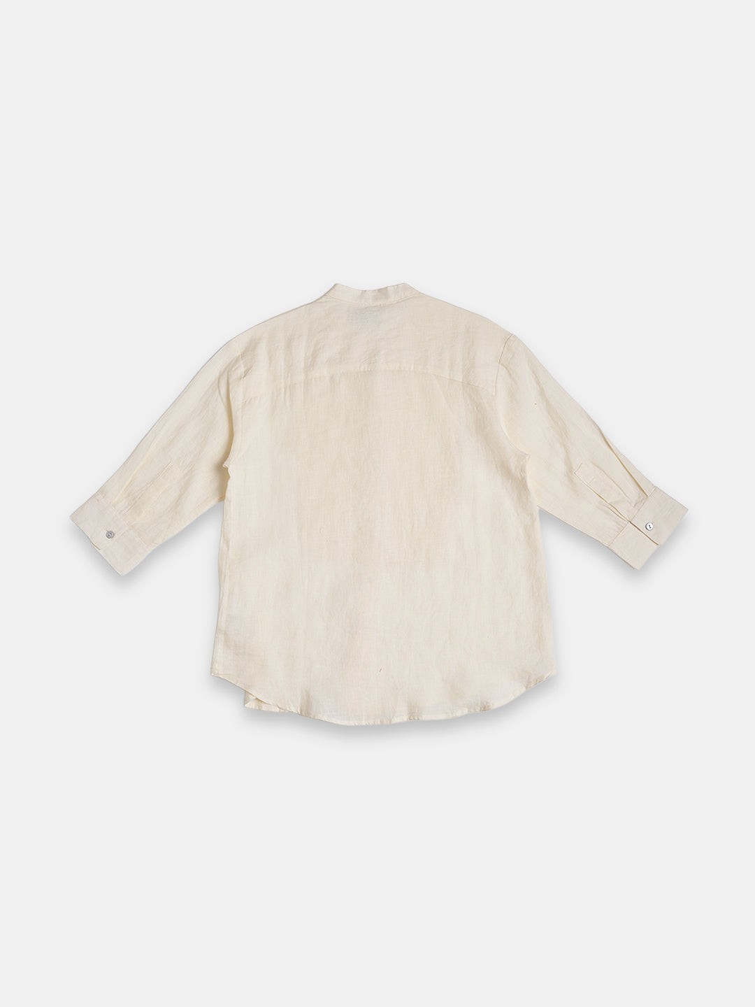 Women's 100% Linen Regular Fit Blouse Offwhite