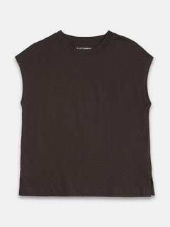 Women's 100% Cotton Regular Fit Tshirt Brown