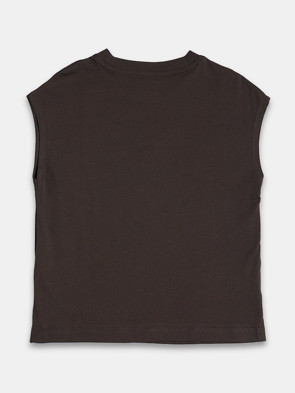 Women's 100% Cotton Regular Fit Tshirt Brown