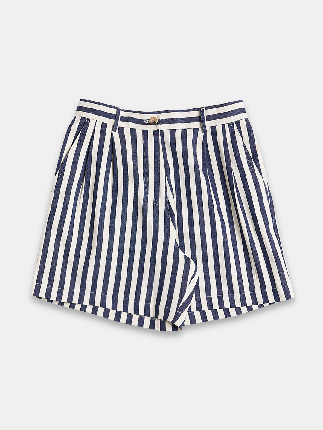 Women's Cotton Lycra Regular Fit Shorts Denim
