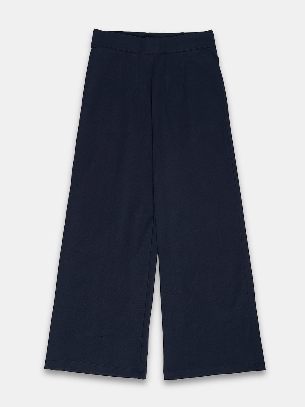 Women's Cotton Elastane Regular Fit Knit Pant Navy