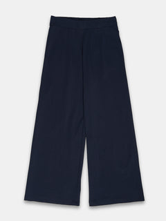 Women's Cotton Elastane Regular Fit Knit Pant Navy