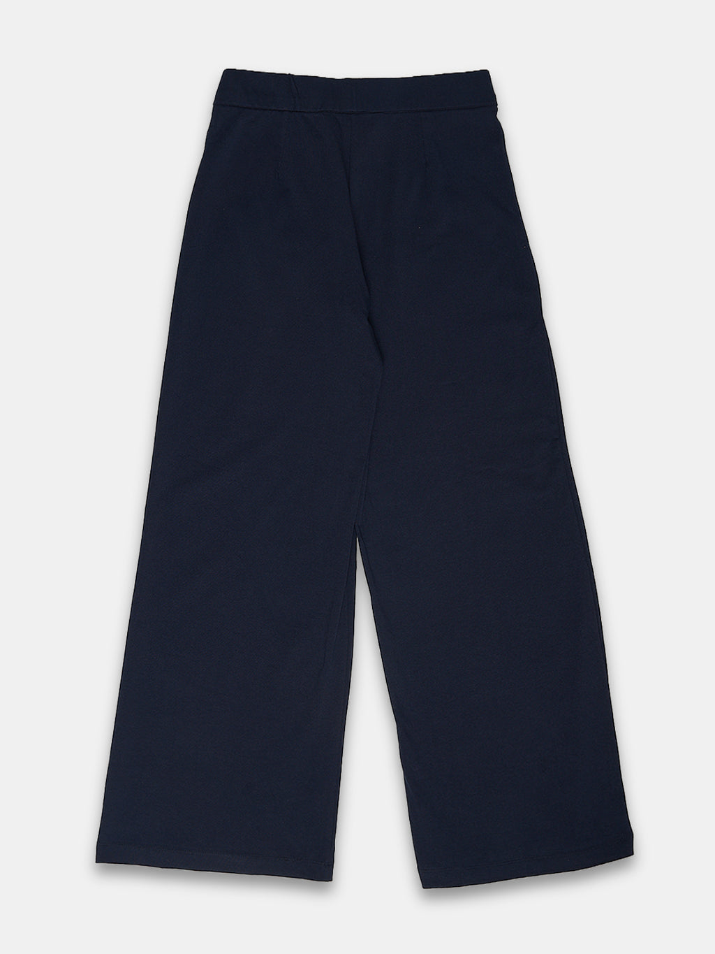 Women's Cotton Elastane Regular Fit Knit Pant Navy