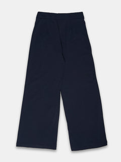 Women's Cotton Elastane Regular Fit Knit Pant Navy