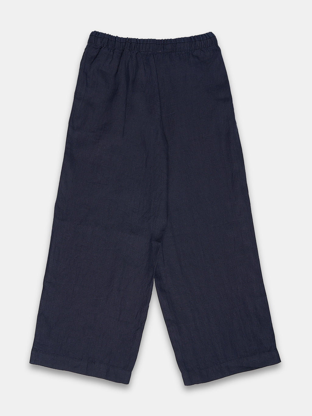 Women's 100% Linen Regular Fit Pant Navy