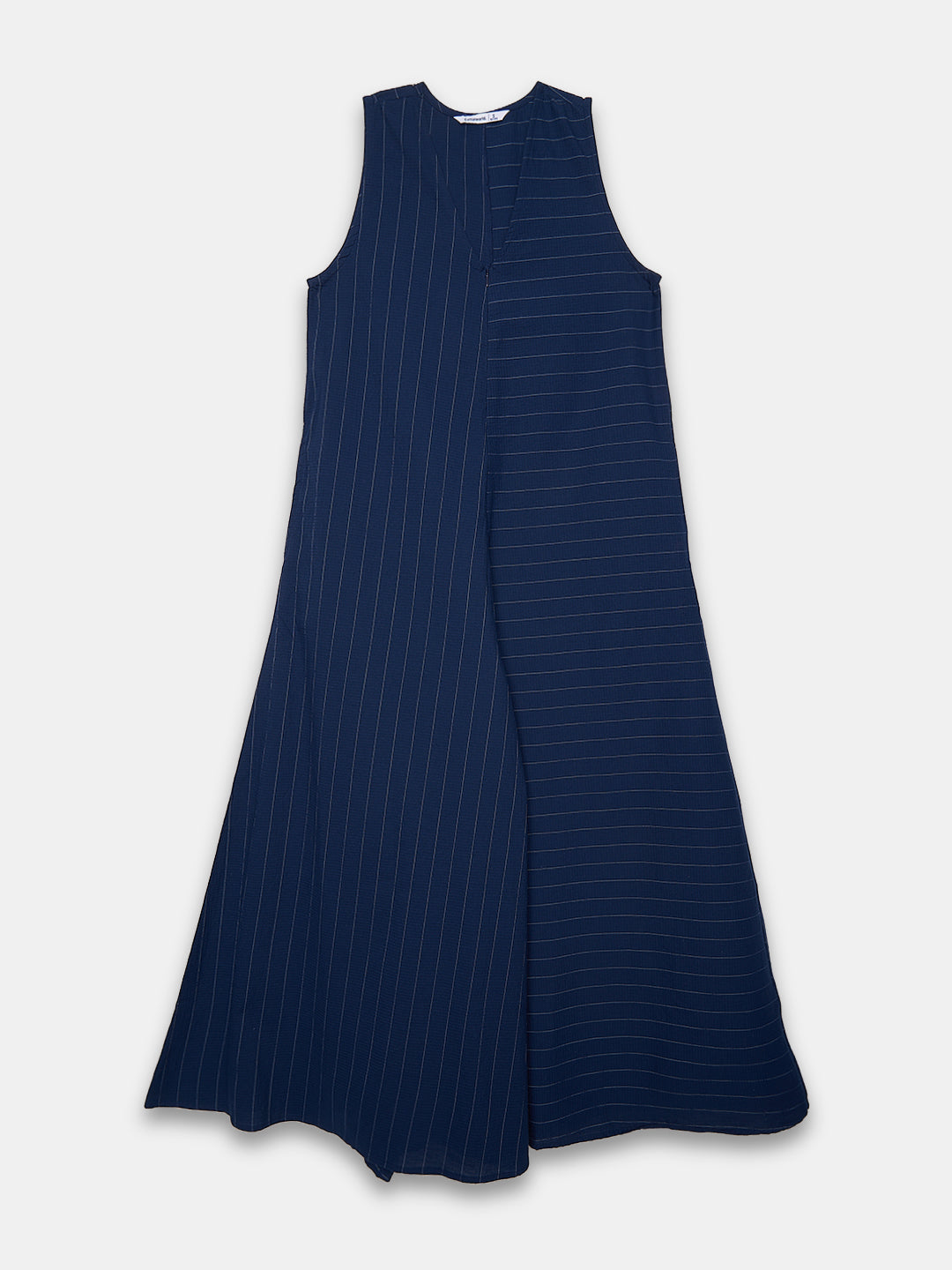 Women's Cotton Lycra Regular Fit Jumpsuit Navy