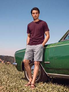 Men's 100% Cotton Regular Fit Tshirt Wine