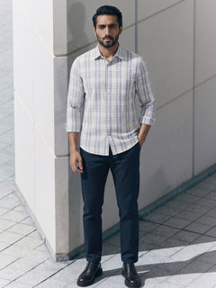 Men's Sand 100% Cotton Regular Fit Shirt