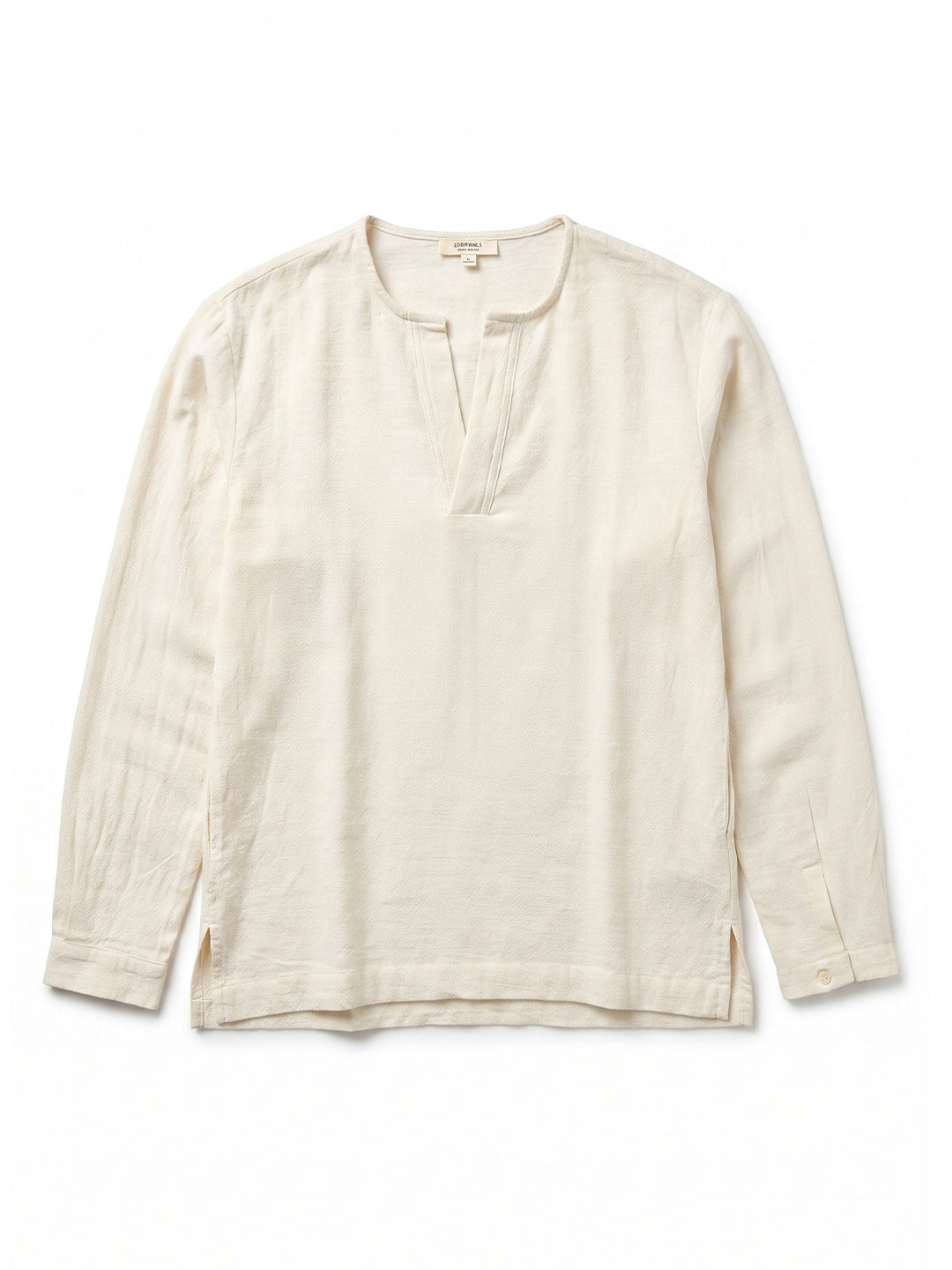 Men's Offwhite 100% Cotton Regular Fit Shirt