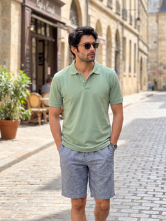 Men's Green 100% Organic Cotton Regular Fit Tshirt