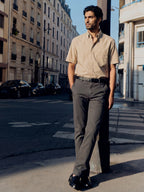 Men's Natural 100% Cotton Regular Fit Shirt