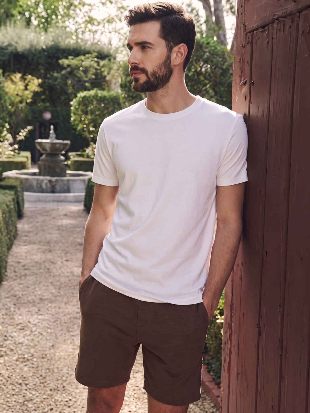 Men's Bamboo Regular Fit Tshirt White