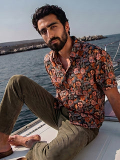 Men's Multi Tencel Linen Regular Fit Shirt