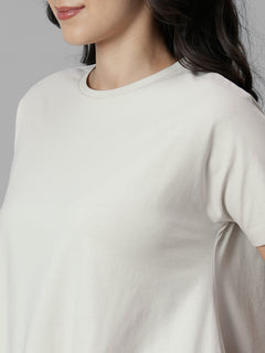 Women's Natural 100% Organic Cotton Regular Fit Knit Dress