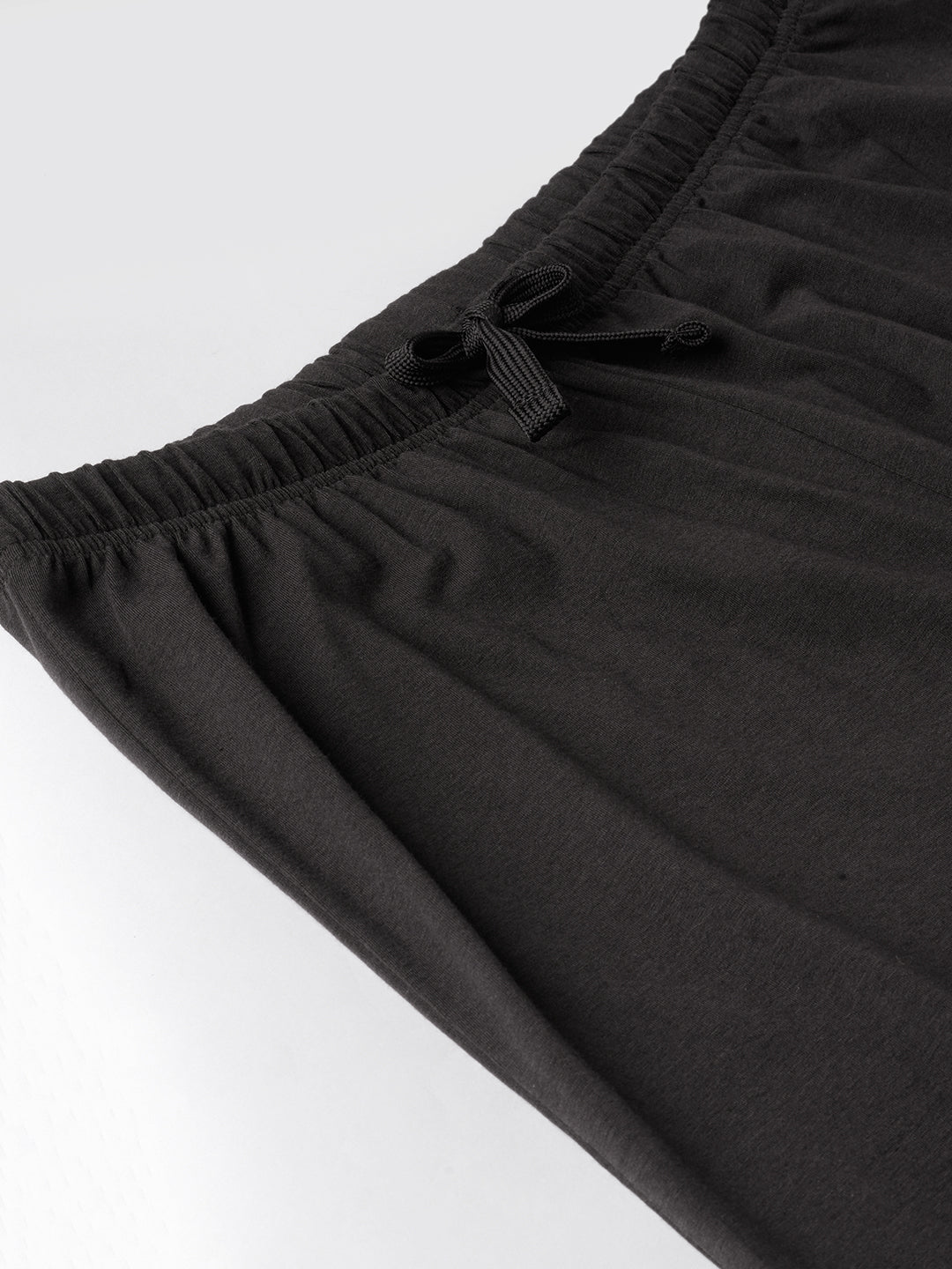 Women's Brown Cotton Bamboo Elastane Regular Fit Knit Pant