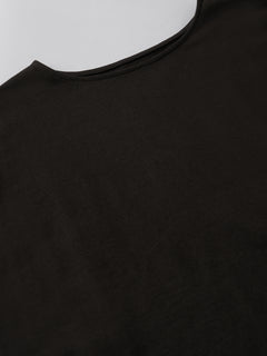 Women's Brown 100% Organic Cotton Regular Fit Tshirt