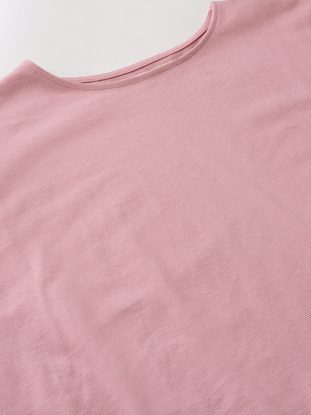 Women's Pink 100% Organic Cotton Regular Fit Tshirt