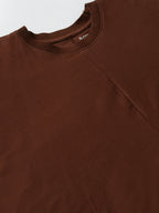 Women's Brick Cotton Elastane Boxy Fit Knit Dress
