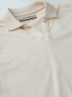 Women's Natural Cotton Elastane Regular Fit Tshirt