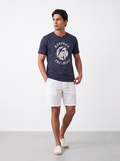 Men's 100% Organic Cotton Regular Fit Tshirt Navy