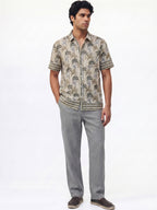 Men's Green 100% Modal Regular Fit Shirt