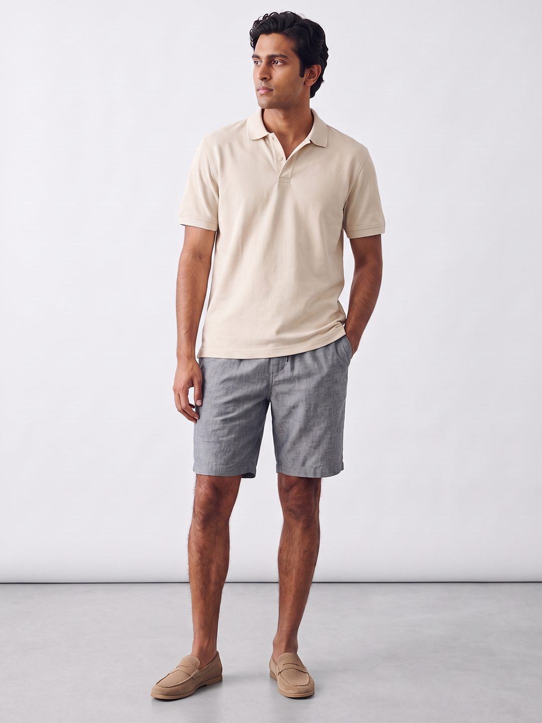 Men's Natural 100% Organic Cotton Regular Fit Tshirt
