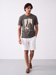 Men's 100% Organic Cotton Regular Fit Tshirt Charcoal