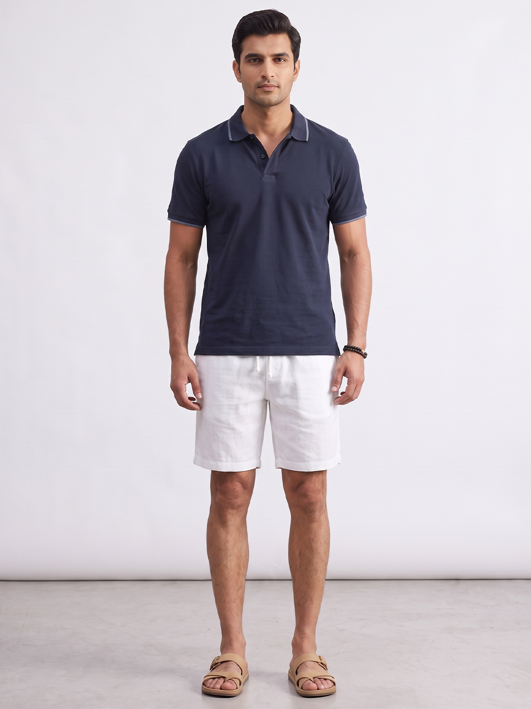 Men's Navy 100% Organic Cotton Regular Fit Tshirt