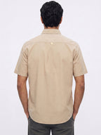 Men's Natural 100% Cotton Regular Fit Shirt