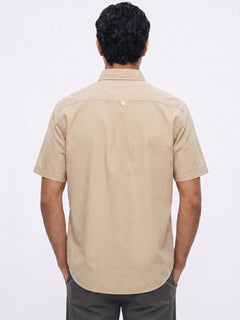 Men's Natural Oxford 100% Cotton Regular Fit Shirt