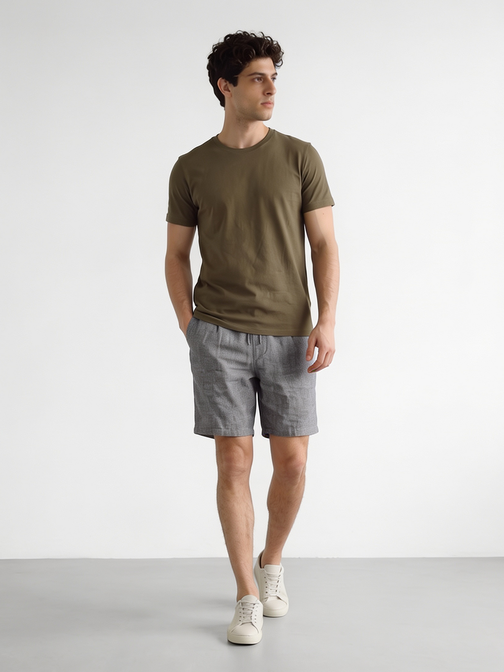 Men's 100% Cotton  Regular Fit Tshirt Brown