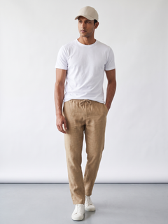 Men's White 100% Organic Cotton Regular Fit Tshirt