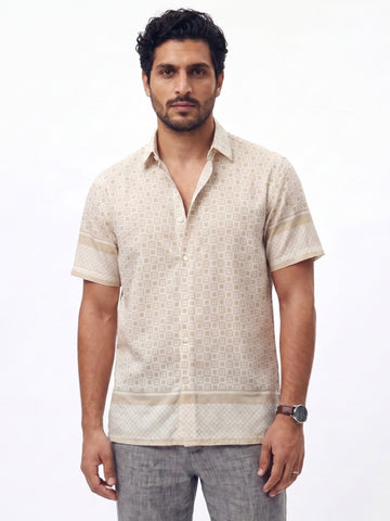 Men's Natural Modal Cotton Regular Fit Shirt
