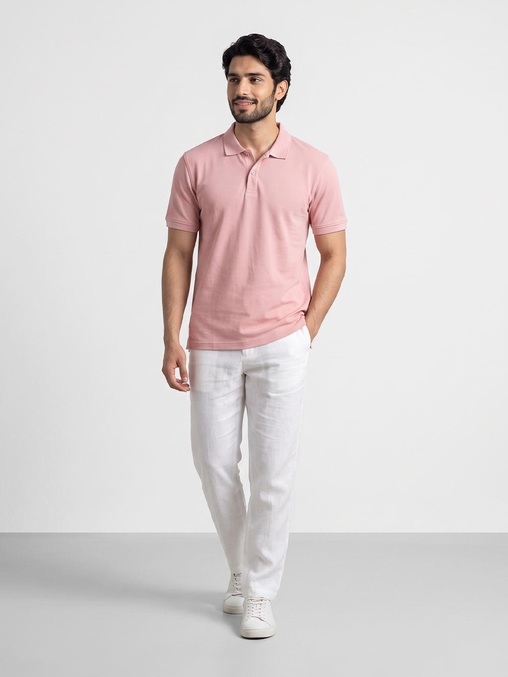 Men's 100% Organic Cotton Regular Fit Tshirt Pink